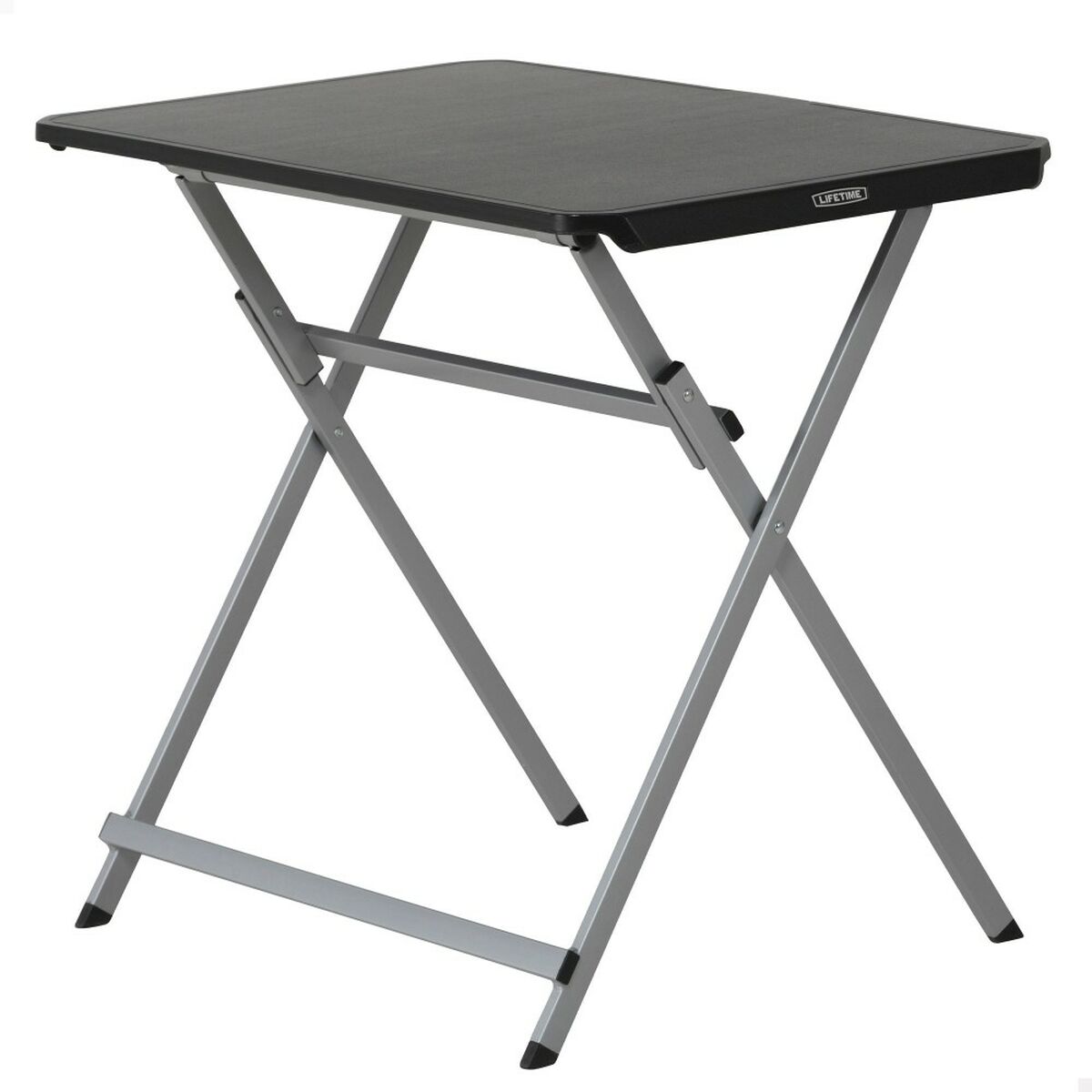 Side table Lifetime Black 75 x 66 x 50,5 cm Steel Plastic-0