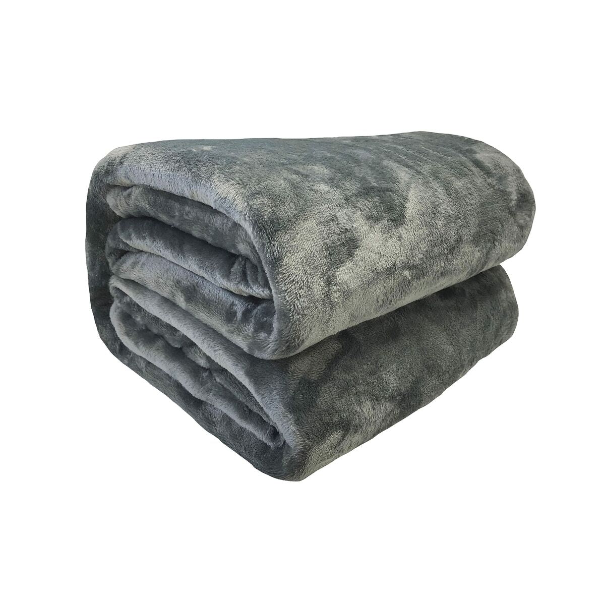 Blanket Poyet Motte Dark grey 240 x 220 cm-0