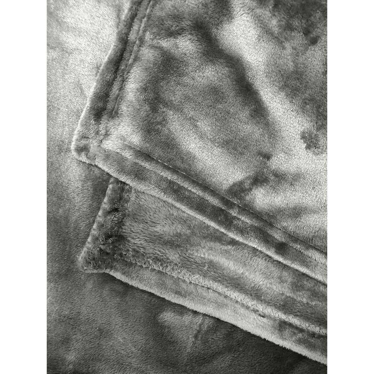 Blanket Poyet Motte Dark grey 240 x 220 cm-1