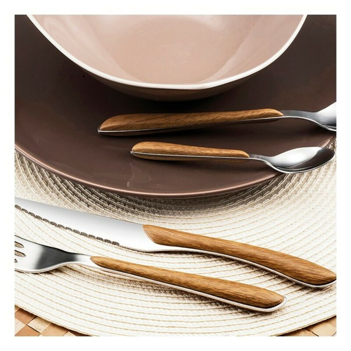 Cutlery set Amefa Eclat Stainless steel ABS 24 Pieces-2