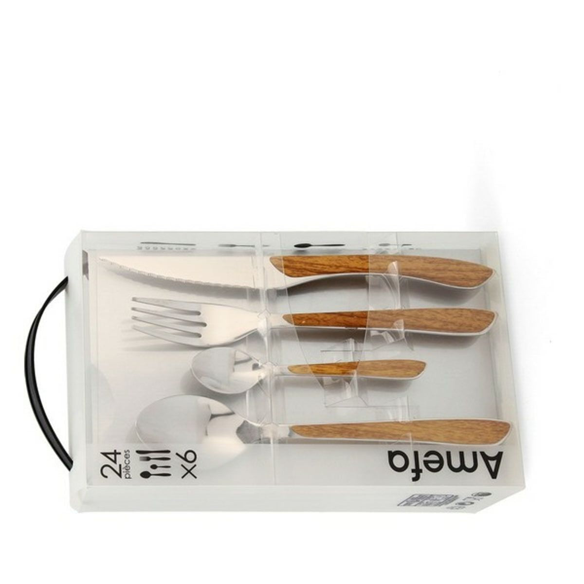 Cutlery set Amefa Eclat Stainless steel ABS 24 Pieces-1