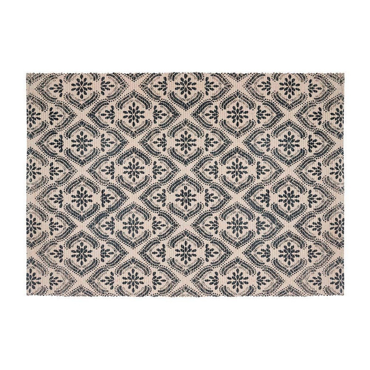 Carpet Atmosphera Black Beige Cotton Multicolour 60 x 90 cm-0