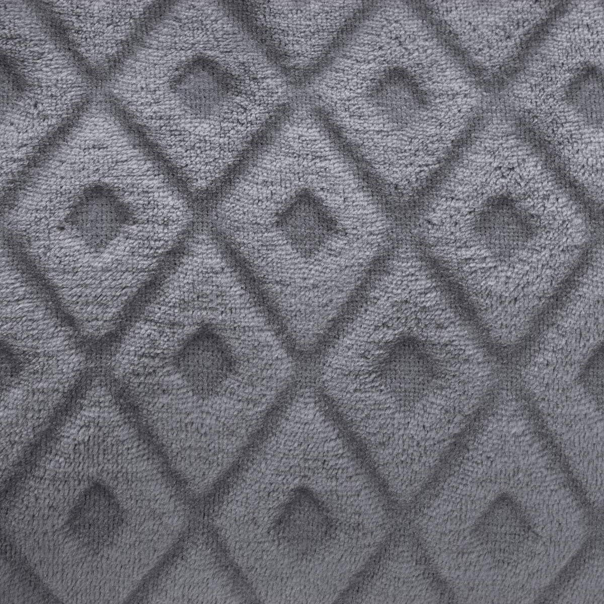 Blanket Atmosphera Plaid Winter Rhombus Grey (230 x 180 cm)-2