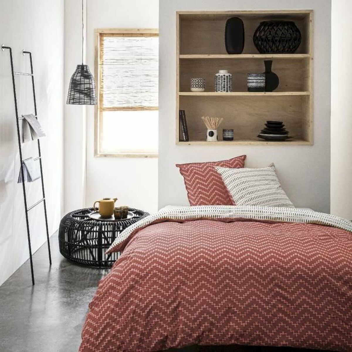 Nordic cover TODAY Sunshine 8.20 White Maroon 220 x 240 cm-0