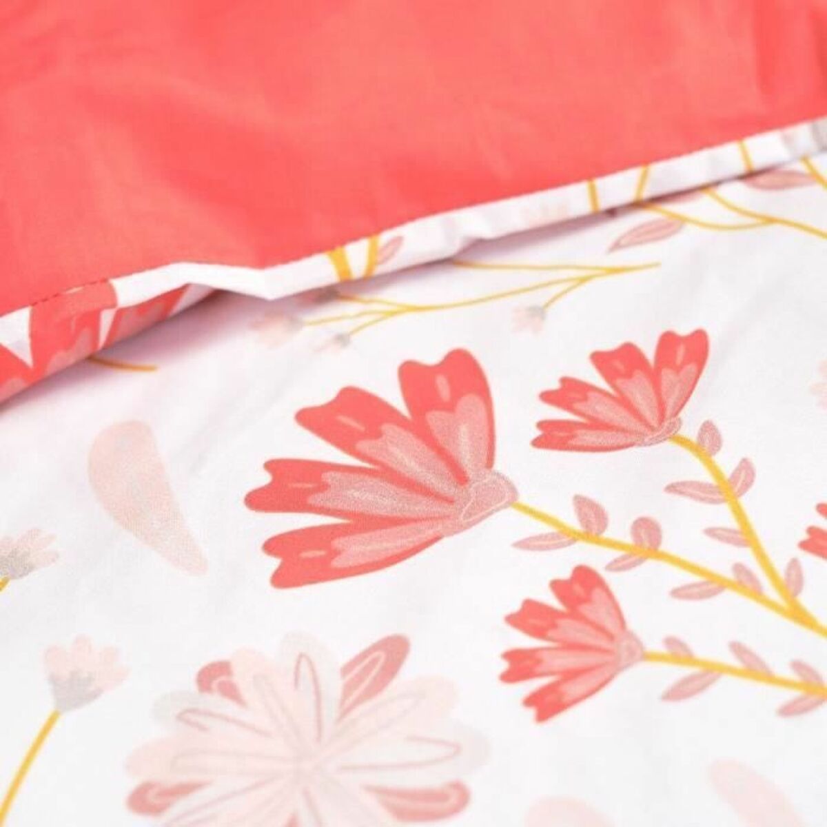 Duvet cover set TODAY Spring Coral 220 x 240 cm 3 Pieces-1