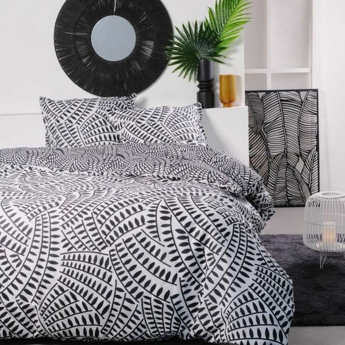 Nordic cover TODAY White Black 240 x 200 cm-0