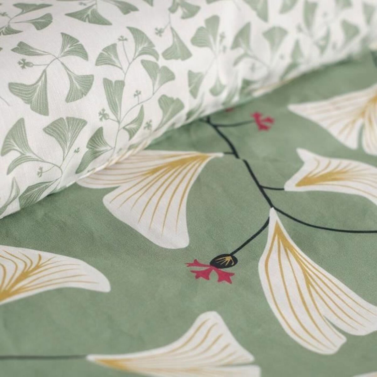 Duvet cover set TODAY Green 240 x 220 cm 3 Pieces-1