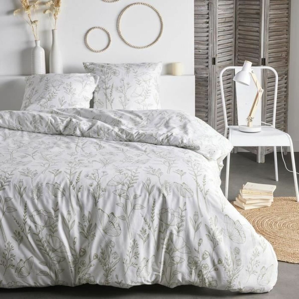Duvet cover set TODAY White 240 x 220 cm 3 Pieces-0
