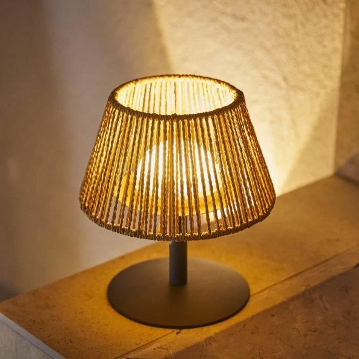 LEDlamp Lumisky Standy Mini Raffy Brown Plastic-2