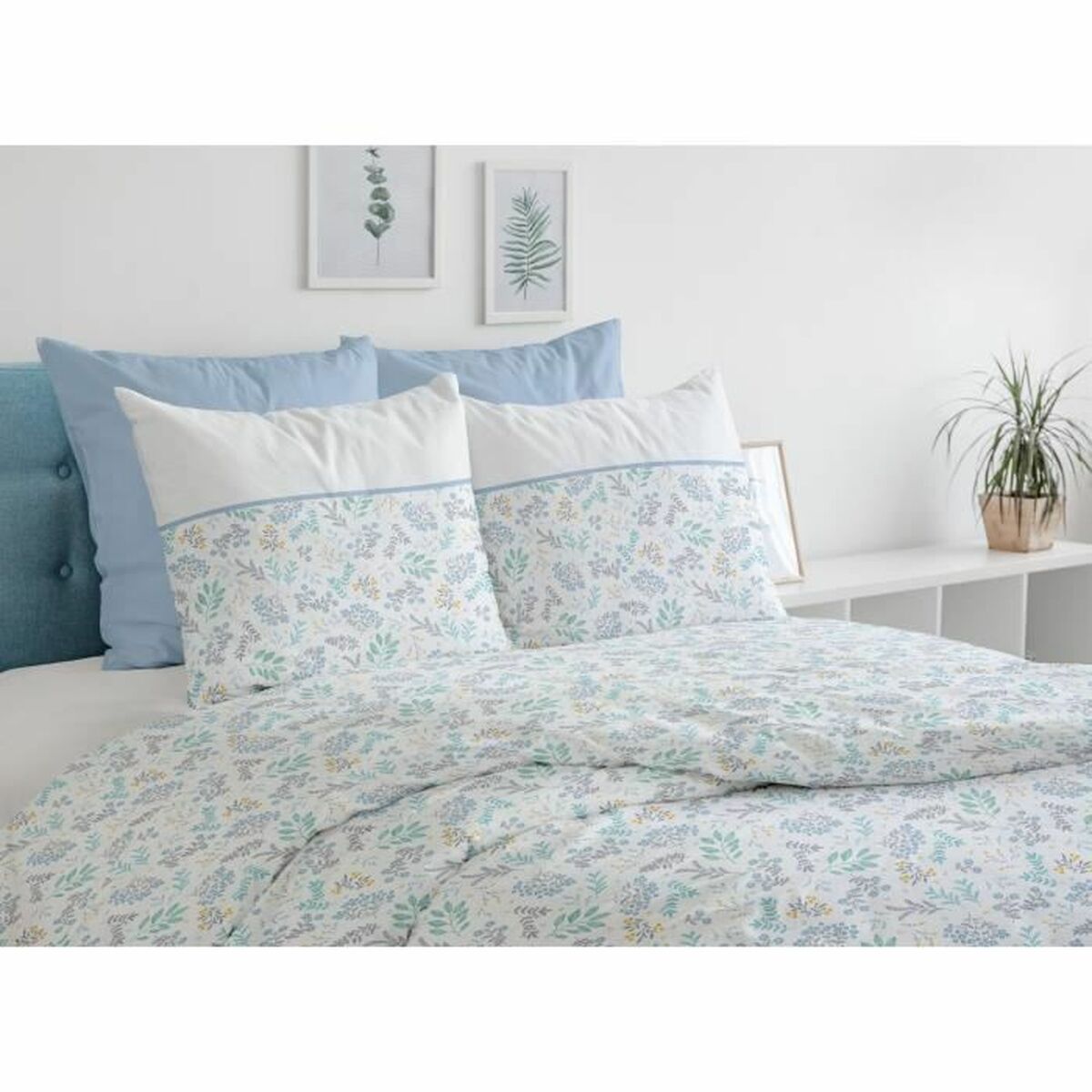 Duvet cover set HOME LINGE PASSION Blue 240 x 260 cm 3 Pieces-2