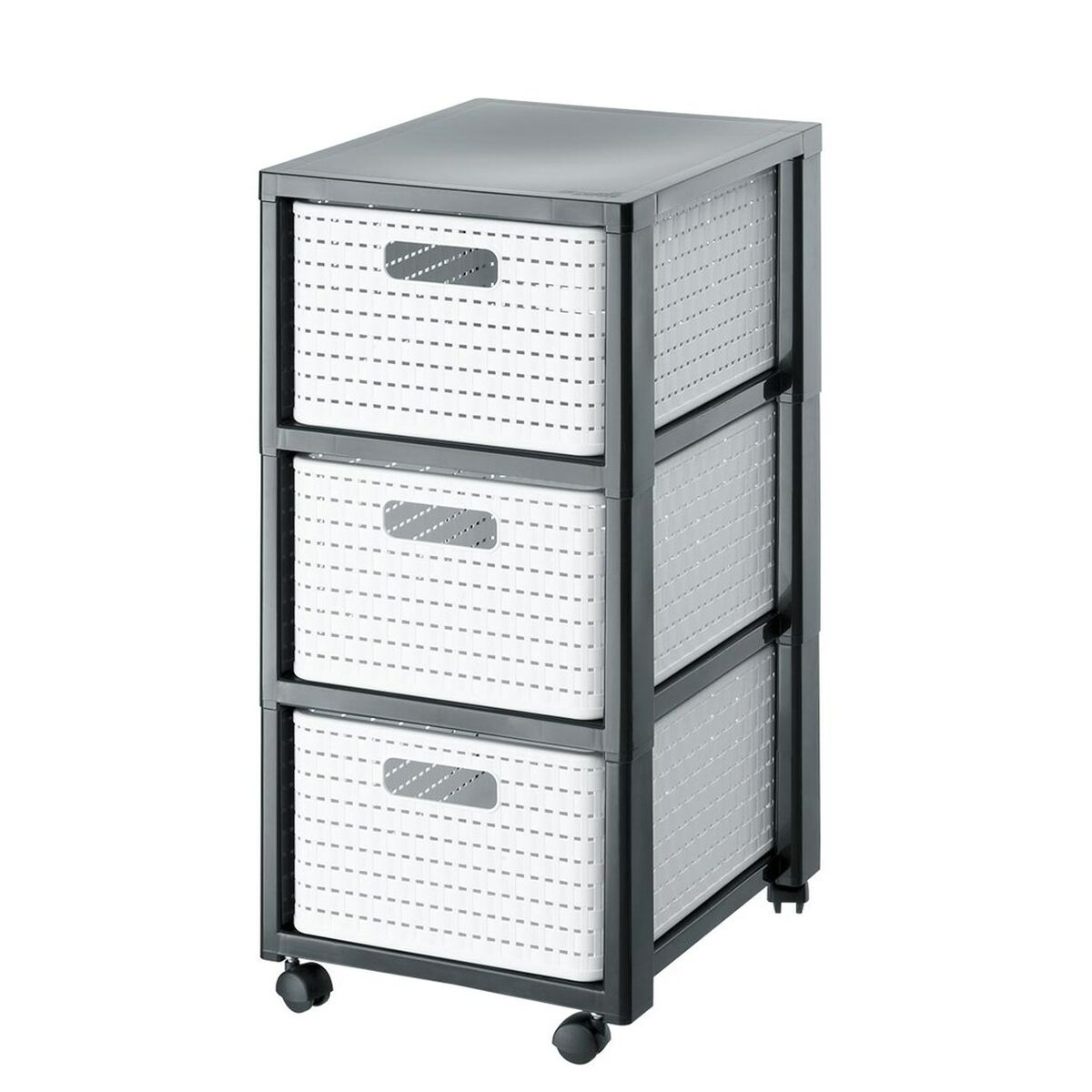 Shelves Rotho Country White Anthracite Plastic-0