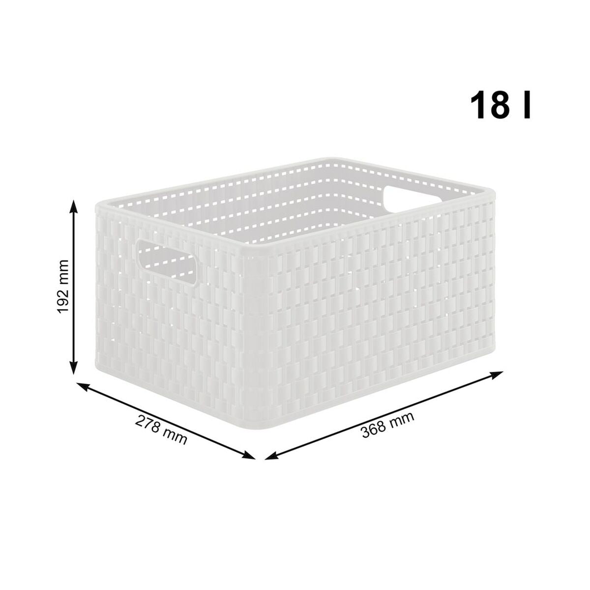 Shelves Rotho Country White Anthracite Plastic-4