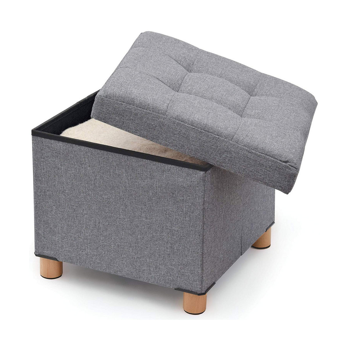 Pouffe Domopak Living Cloth (38 x 38 x 34 cm)-0