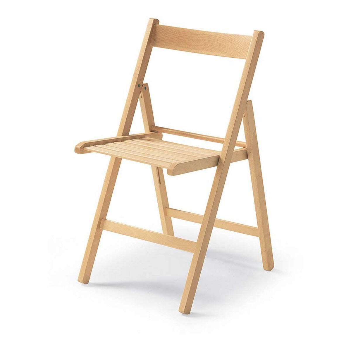 Folding Chair Brown Wood Beech 79 x 42,5 x 47,5 cm-0