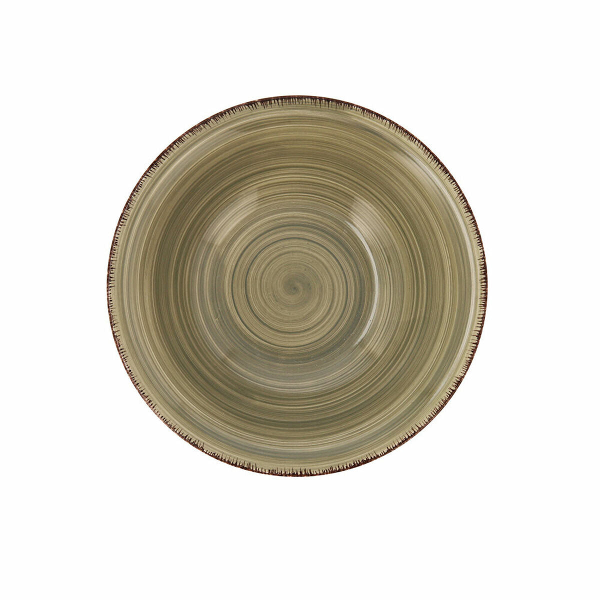 Bowl Quid Natura Vita Ceramic Green (18 cm) (Pack 6x)-0
