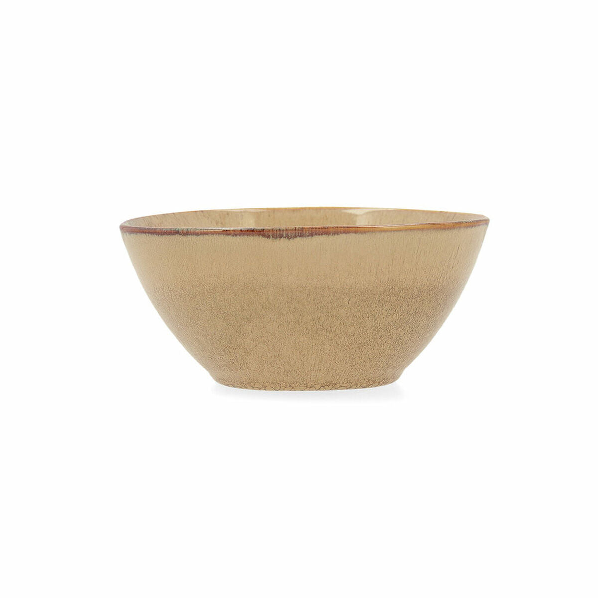 Bowl Bidasoa Ikonic Ceramic Brown (15,8 x 15 x 7 cm) (Pack 6x)-0