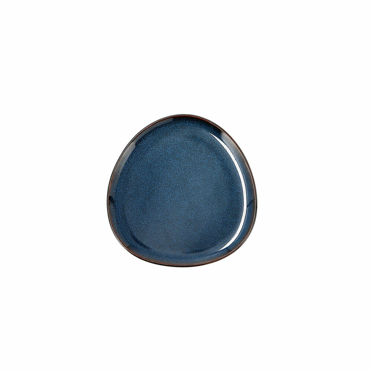 Flat plate Bidasoa Ikonic Ceramic Blue (11 x 11 x 11 cm) (Pack 12x)-0
