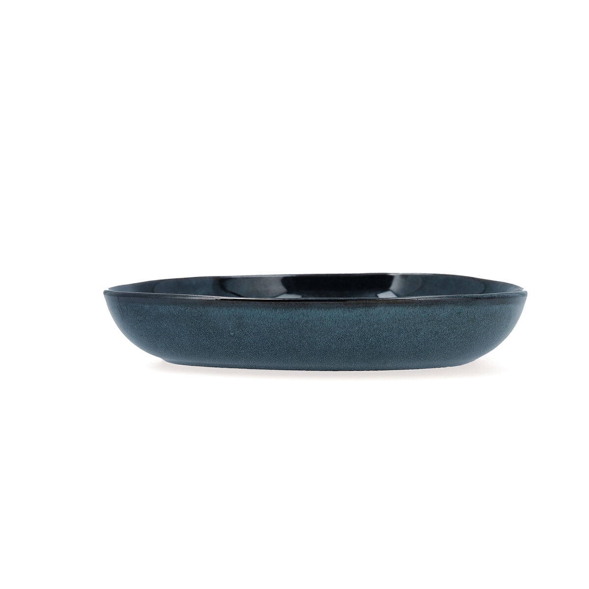 Deep Plate Bidasoa Ikonic Ceramic Blue (20,5 x 19,5 x 3,3 cm) (Pack 6x)-1