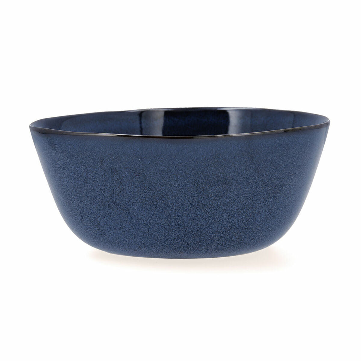 Salad Bowl Bidasoa Ikonic Ceramic Blue (20 x 19,5 x 8,5 cm) (Pack 3x)-0