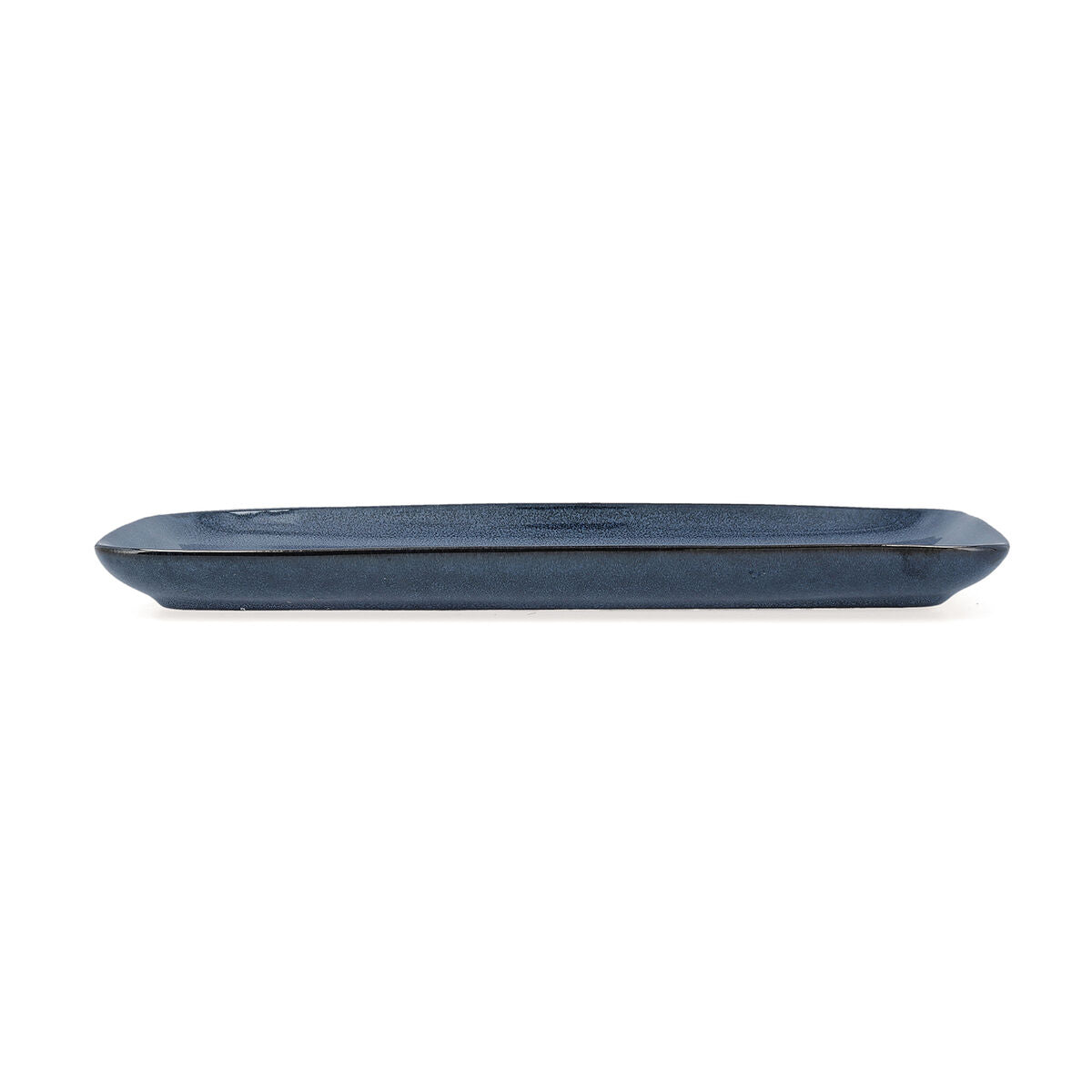 Serving Platter Bidasoa Ikonic Ceramic Blue (28 x 14 cm) (Pack 4x)-1