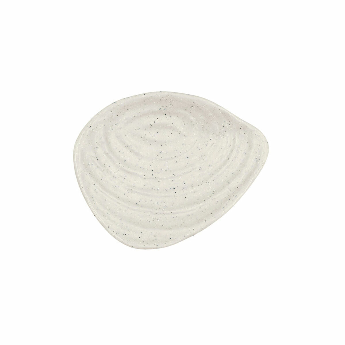 Flat Plate Bidasoa Ikonic Grey Plastic Melamin 16 x 12,7 x 2,3 cm (12 Units) (Pack 12x)-1