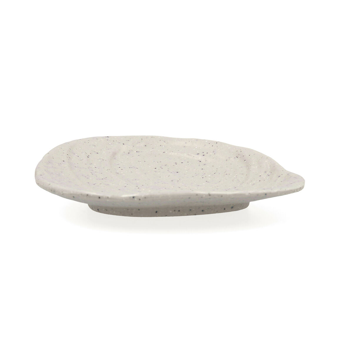 Flat Plate Bidasoa Ikonic Grey Plastic Melamin 16 x 12,7 x 2,3 cm (12 Units) (Pack 12x)-0
