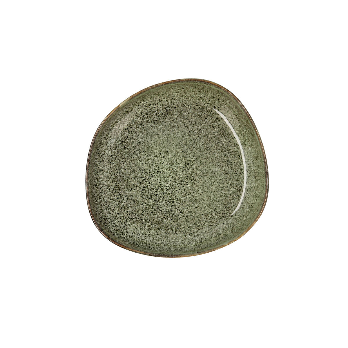 Deep Plate Bidasoa Ikonic Ceramic Green (20,5 x 19,5 cm) (Pack 6x)-0