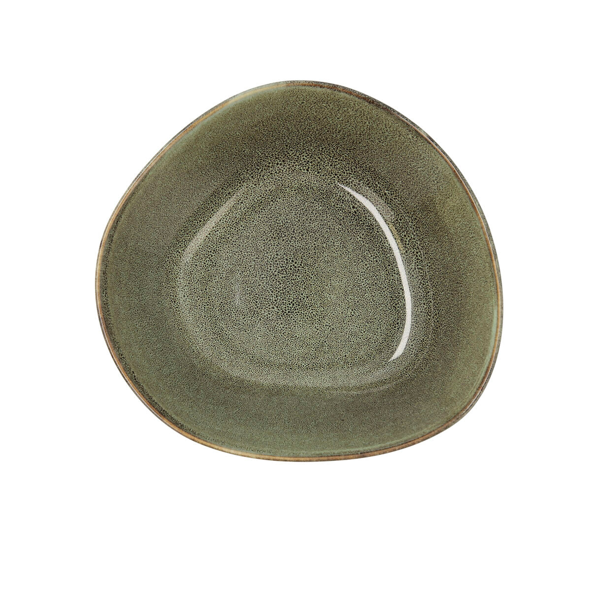 Salad Bowl Bidasoa Ikonic Ceramic Green (20 x 19,5 x 8,5 cm) (Pack 3x)-1
