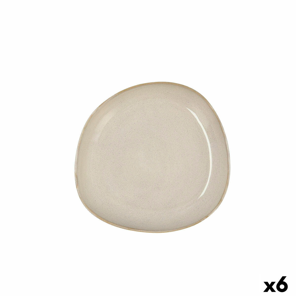 Deep Plate Bidasoa Ikonic Ceramic White (20,5 x 19,5 cm) (Pack 6x)-3