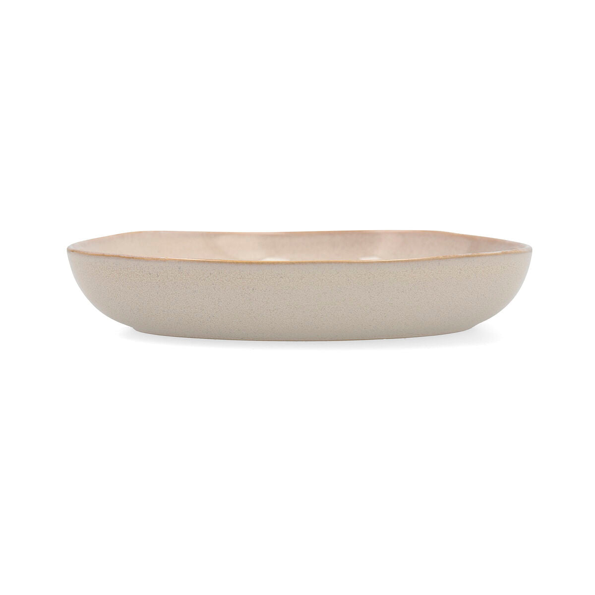 Deep Plate Bidasoa Ikonic Ceramic White (20,5 x 19,5 cm) (Pack 6x)-1