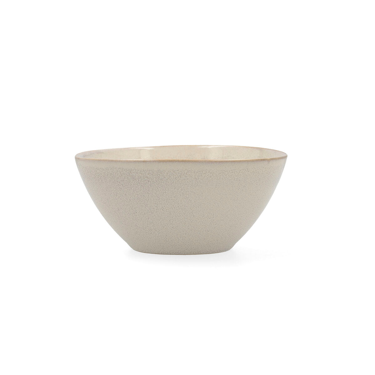 Bowl Bidasoa Ikonic Ceramic White (15,8 x 15 x 7 cm) (Pack 6x)-0