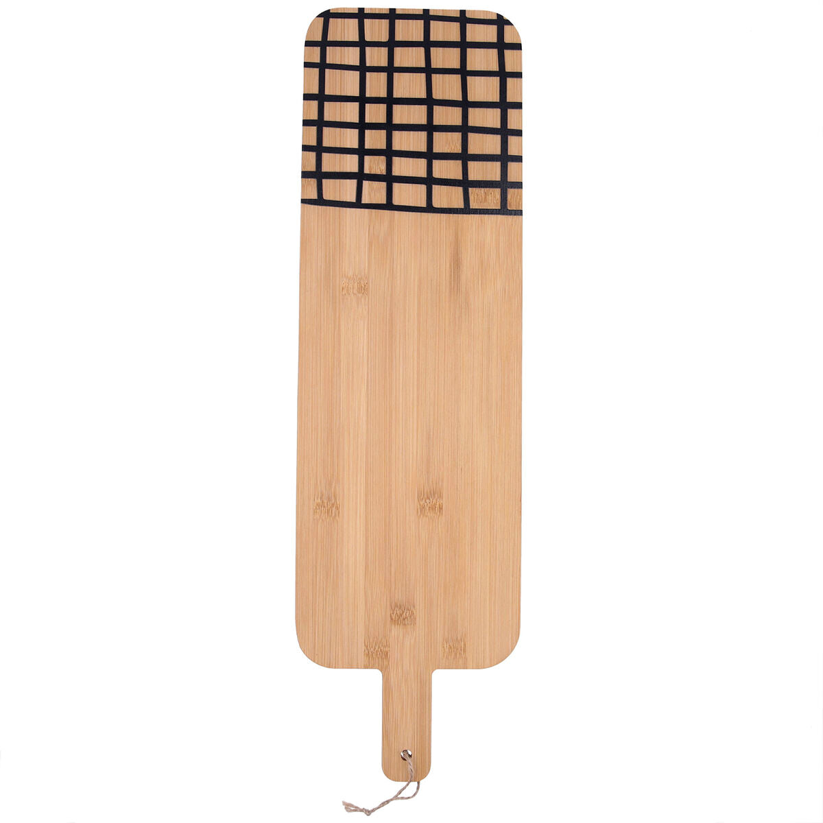 Serving board Bidasoa Zigzag Brown Wood 55 x 16 x 1 cm-1
