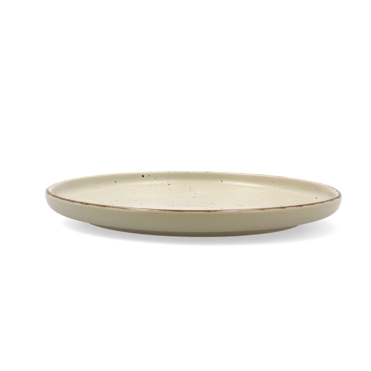 Flat Plate Quid Duna Green Ceramic 26,5 x 2,8 cm (6 Units)-3