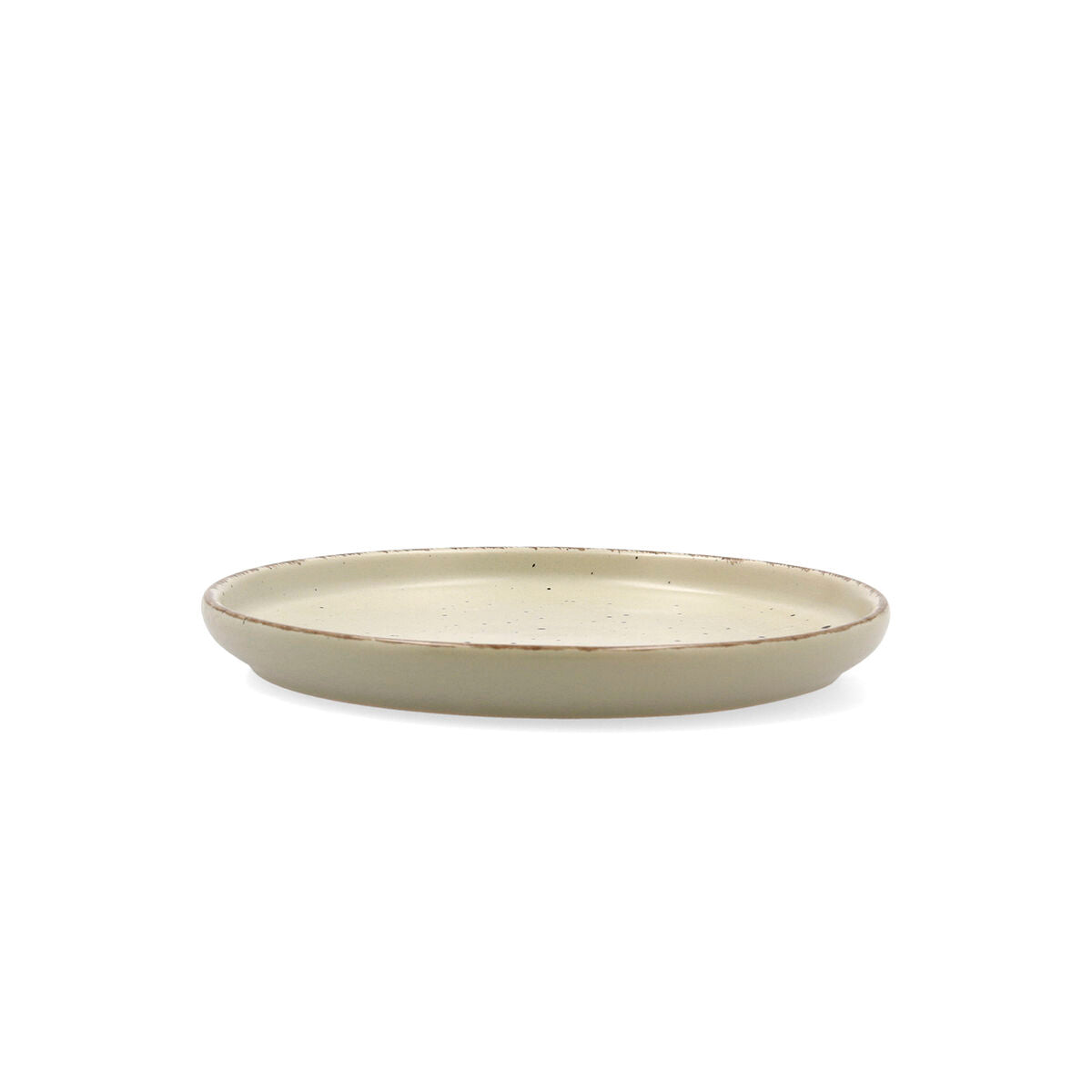 Dessert dish Quid Duna Green Ceramic 20 x 2,5 cm (6 Units)-1