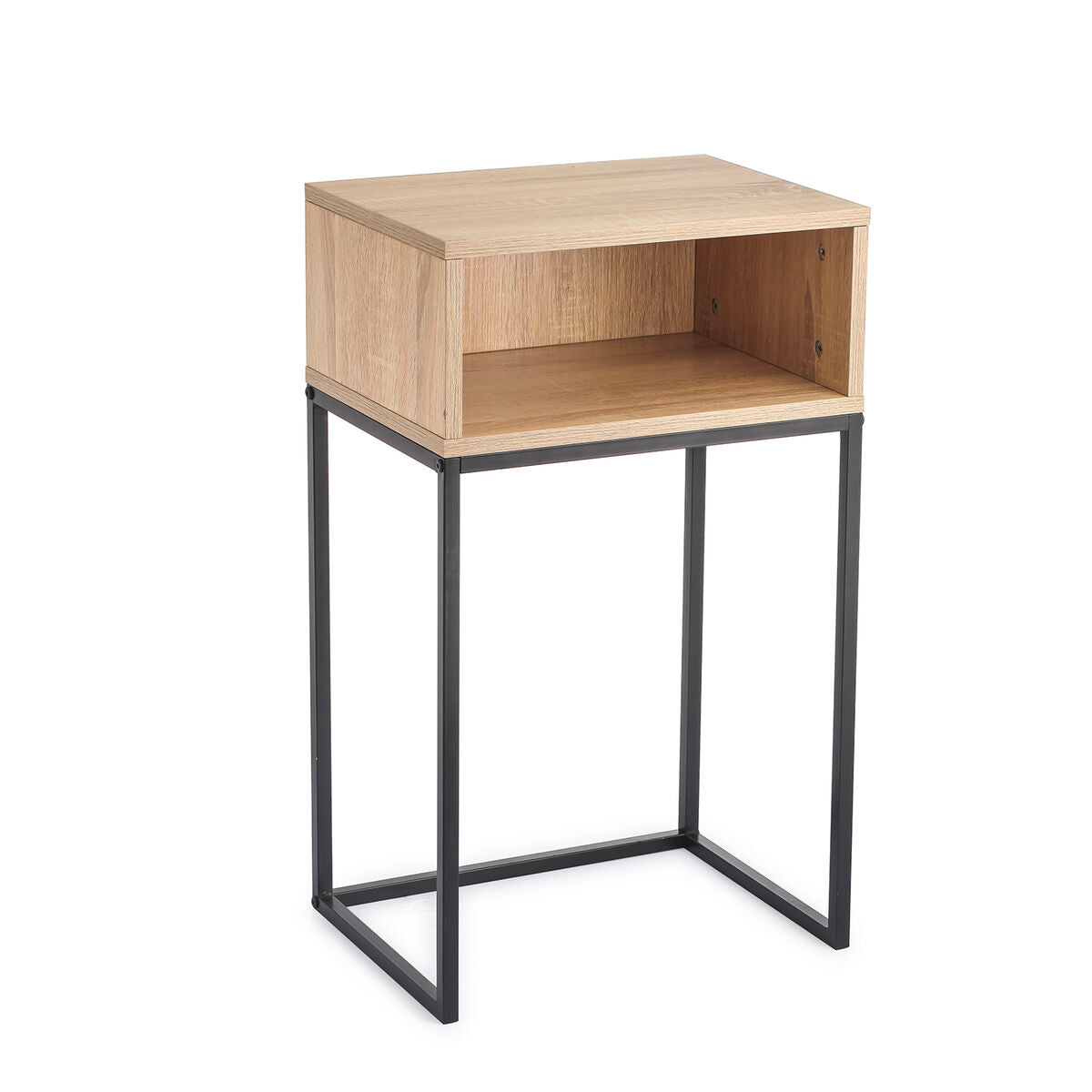 Nightstand Vinthera Moa Natural Metal 40 x 30 x 68 cm-0