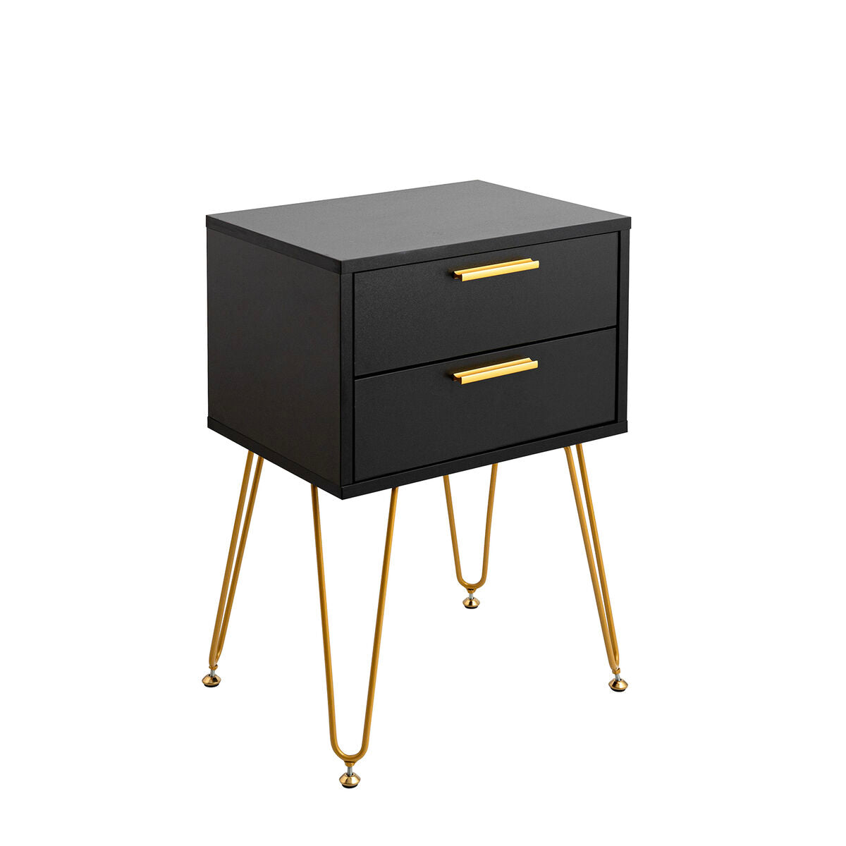 Nightstand Vinthera Moa Black Plastic 40 x 30 x 60 cm-0