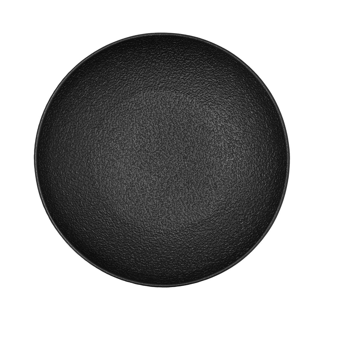 Salad Bowl Bidasoa Fosil Black Ceramic 25,4 x 25,4 x 5,2 cm (6 Units)-2