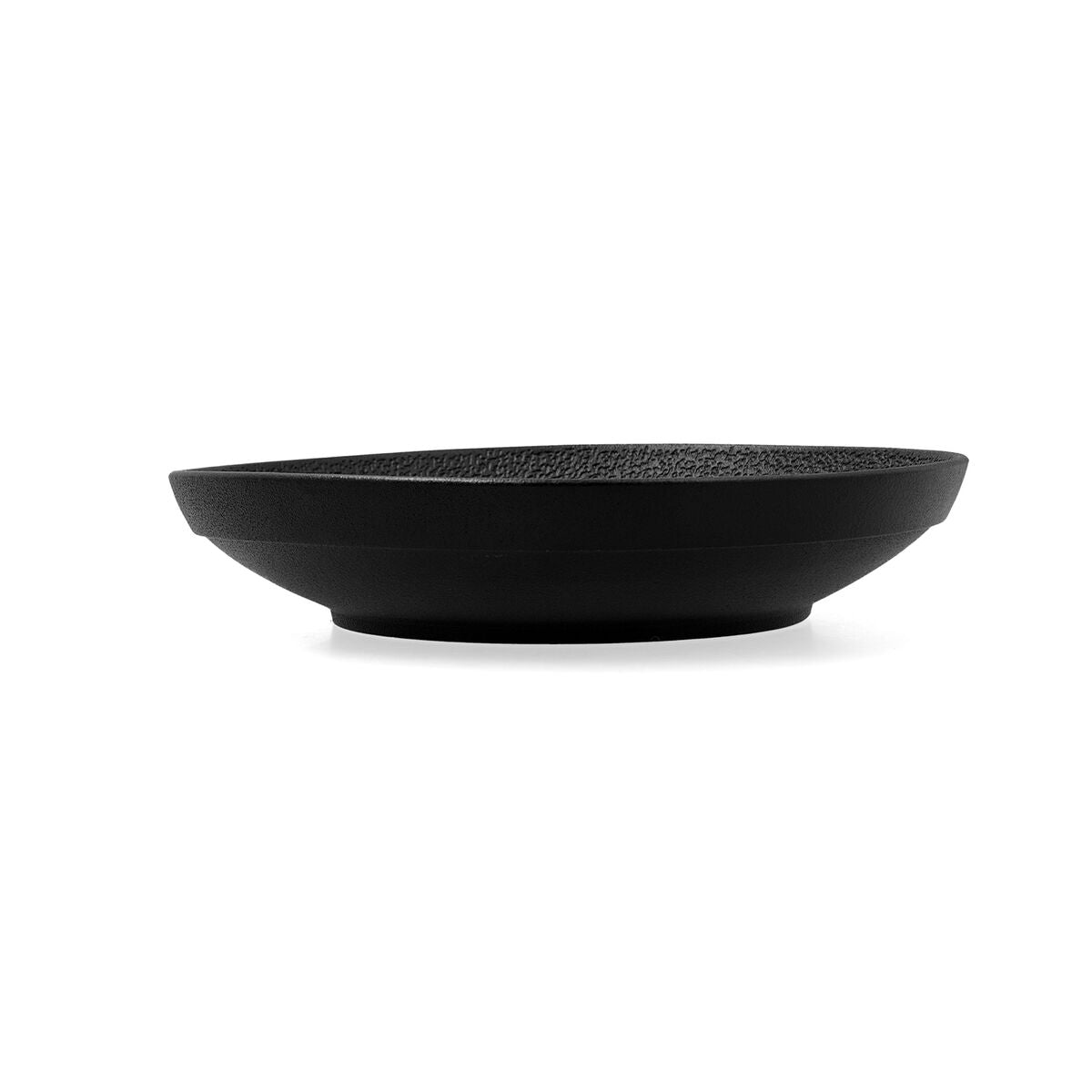 Salad Bowl Bidasoa Fosil Black Ceramic 25,4 x 25,4 x 5,2 cm (6 Units)-1