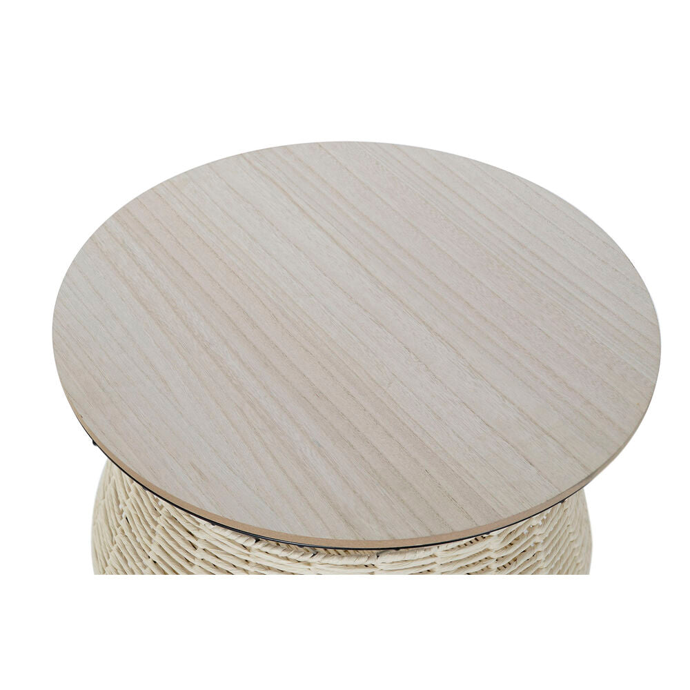 Centre Table DKD Home Decor Black Natural Metal Iron MDF Wood 30 x 40 cm 54 x 54 x 40 cm-3