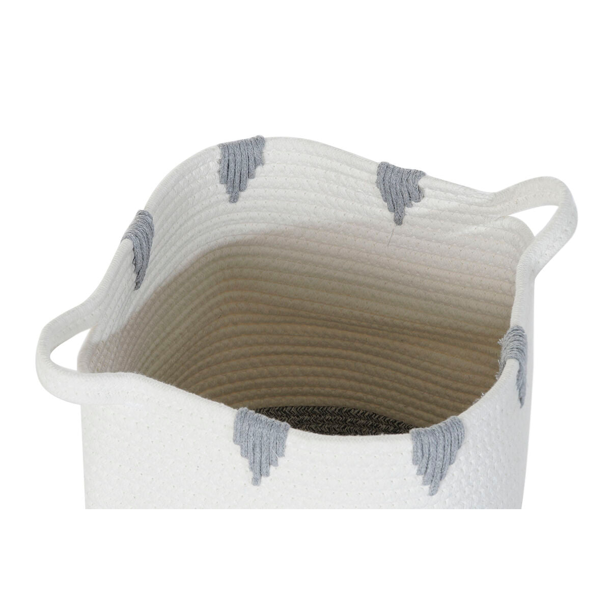 Basket DKD Home Decor 34 x 34 x 40 cm Boho (3 Pieces)-2