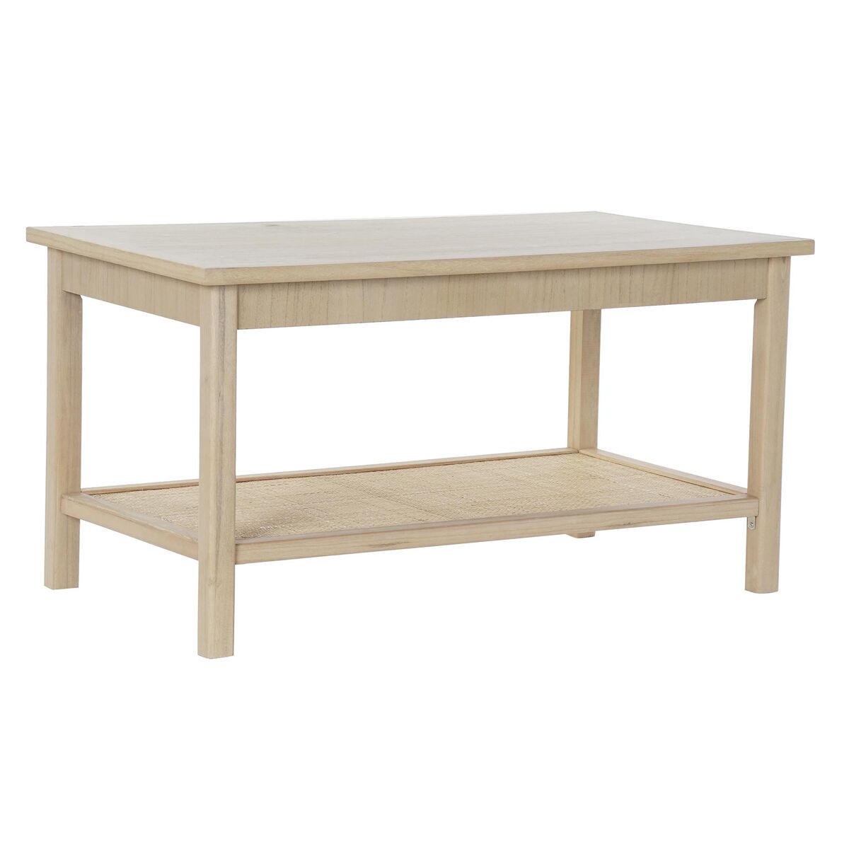 Centre Table DKD Home Decor 90 x 50 x 46 cm Natural Aluminium MDF Wood-0