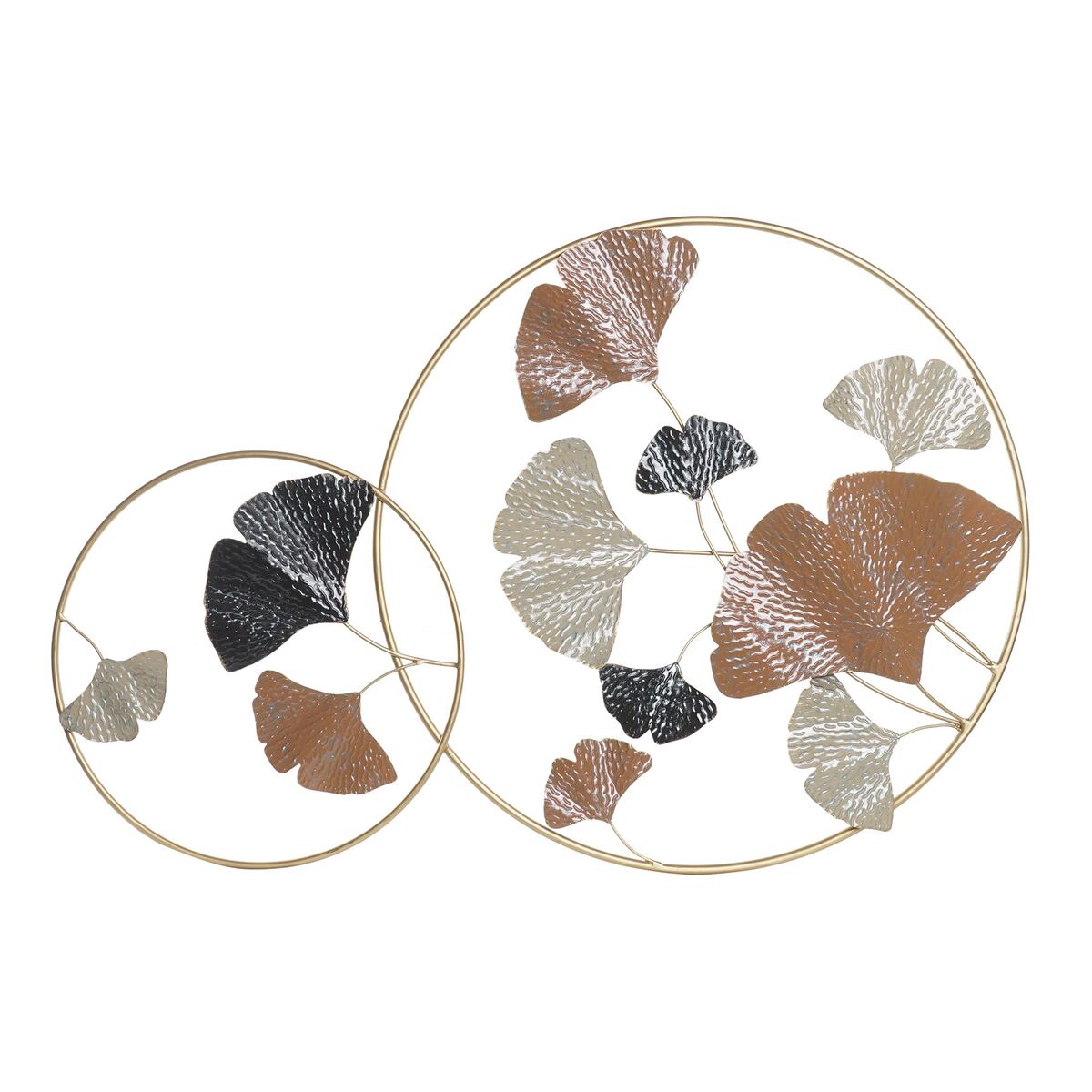 Wall Decoration DKD Home Decor Golden Metal Terracotta Leaf of a plant (103,5 x 7 x 67 cm)-0