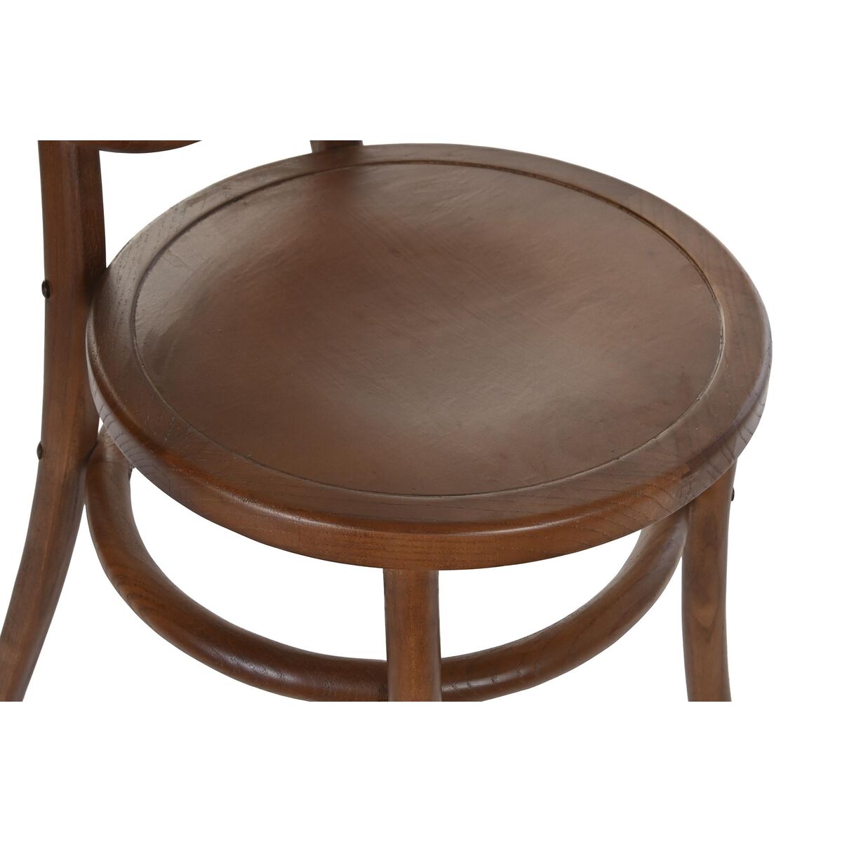 Chair DKD Home Decor Dark brown Grille Rattan Elm (43 x 43 x 89 cm)-2