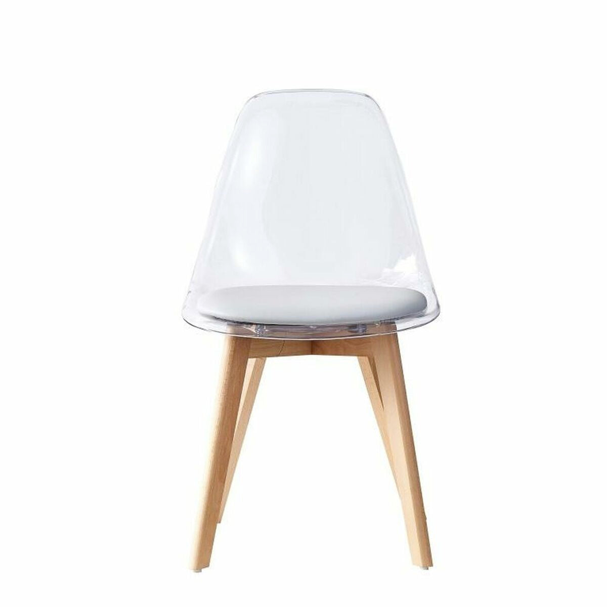 Dining Chair DKD Home Decor Grey Wood Polycarbonate 54 x 47 x 81 cm-6