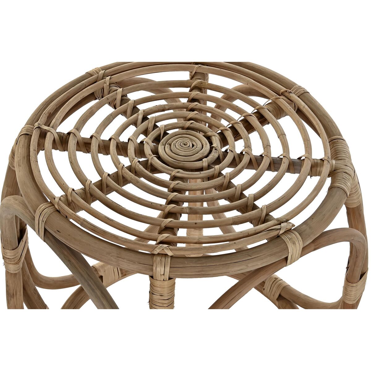 Side table DKD Home Decor Natural Rattan Tropical (43 x 43 x 46 cm)-1