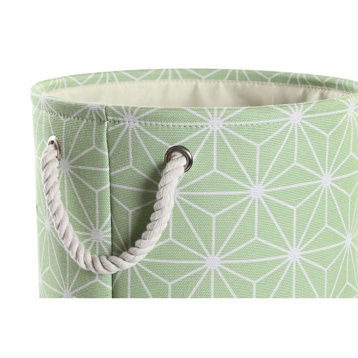 Basket set DKD Home Decor Polyester EVA Geometric (30 x 30 x 35 cm)-1