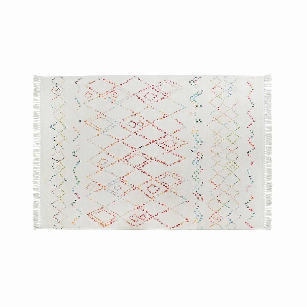 Carpet DKD Home Decor White Multicolour (120 x 180 x 0,7 cm)-0