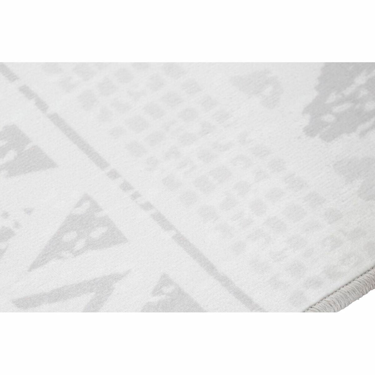 Carpet DKD Home Decor Grey White Ikat (120 x 180 x 0,4 cm)-2