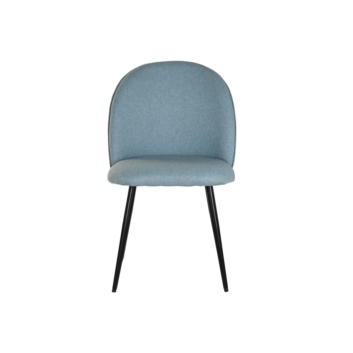 Dining Chair DKD Home Decor Black Blue 50 x 52 x 84 cm-3