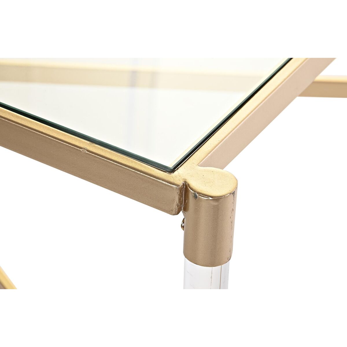 Centre Table DKD Home Decor Metal Acrylic Glamour (120 x 70 x 45 cm)-2